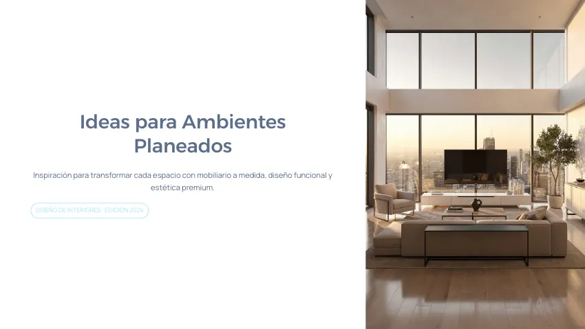 Portada real de Ideas para Ambientes Planeados